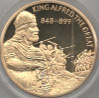 (2004) Монета Восточно-Карибские штаты 2004 год 2 доллара "Альфред Великий"  Позолота Медь-Никель  P
